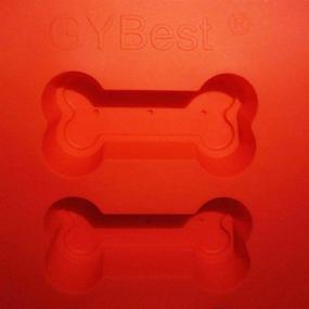 img 1 attached to ❄️ GYBest GGT01 Large Ice Cube Trays, Food Grade Silicone Baking Molds, 2-Pack, Red