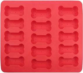 img 3 attached to ❄️ GYBest GGT01 Large Ice Cube Trays, Food Grade Silicone Baking Molds, 2-Pack, Red