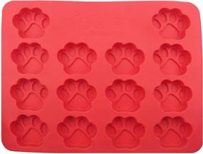 img 2 attached to ❄️ GYBest GGT01 Large Ice Cube Trays, Food Grade Silicone Baking Molds, 2-Pack, Red