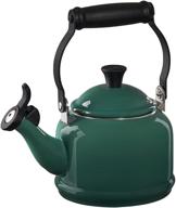 le creuset artichaut enamel-on-steel demi 1-1/4-quart teakettle logo