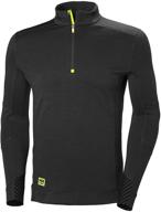 helly hansen workwear black medium men's clothing for active logo