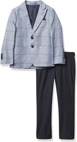 img 4 attached to Isaac Mizrahi 2 Piece Check Contrast