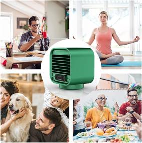 img 2 attached to Portable Conditioner 1Fanevaporative CoolerUSB Humidifier Heating, Cooling & Air Quality