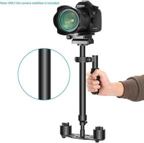 img 2 attached to 📷 Neewer 60cm Handheld Stabilizer with Quick-Release Plate, 1/4-Inch Screw, for Canon, Nikon, Sony DSLR Camcorders - Max 3 Kg - Aluminium Alloy