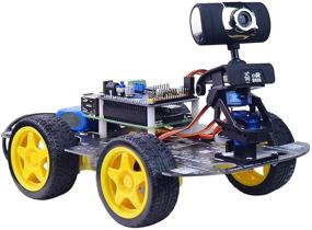 img 4 attached to 🤖 Smart Robot Car Kit with Raspberry Pi 3B/3B+/4B: Wireless WiFi/Bluetooth Control, Real-Time Image/Video, Path Planning & App Control