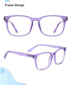 img 1 attached to 👓 Mimoeye Blue Light Blocking Glasses for Men and Women - 2 Pack/1 Pack for Eye Strain Relief during Work, Gaming, and TV