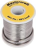 🔥 mastercraft 60/40 solder - 1 lb.: superior quality and versatility for all your soldering needs logo