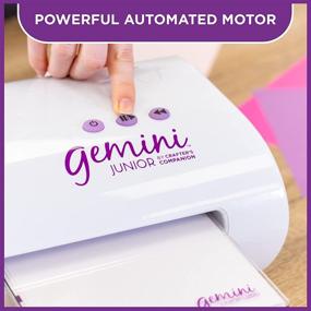img 1 attached to 🔪 Gemini Junior Twin-Function Cutter & Embosser: Portable Die Cutting and Embossing Machine, White