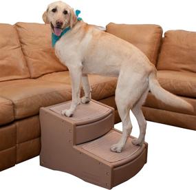 img 2 attached to 🐾 Convenient Tan Pet Gear Extra Wide Easy Step II Pet Stairs: A User-Friendly Solution for Your Pet's Mobility!