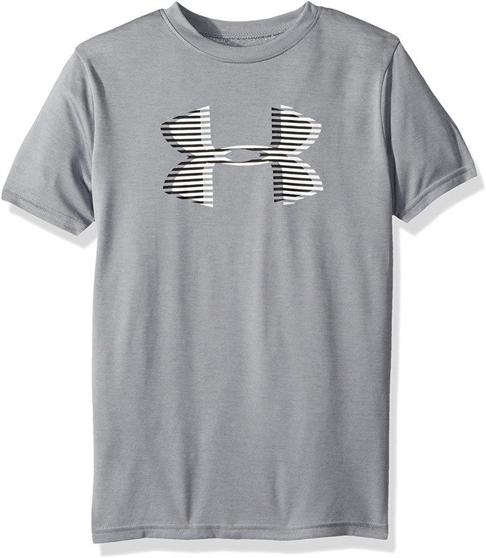 under armour printed steel black boys' clothing 로고