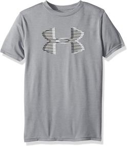 img 2 attached to Under Armour Printed Steel Black Boys' Clothing