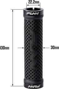 img 2 attached to Funn Combat II Mountain Bike Handlebar Grips with Double Lock-on Clamp: The Ultimate Comfort & Control for MTB Riders