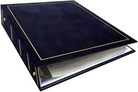 img 2 attached to 📸 Pioneer Magnetic Self-Stick 3-Ring Photo Album - Navy Blue (100 Pages) - Rejoice in Your Memories!