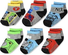 img 2 attached to 🧦 Fun and Functional: Thomas and Friends Boys 6 Pack Gripper Socks