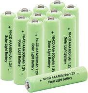 qblpower aaa ni-cd 1.2v solar rechargeable batteries for garden lights 🔋 (12 pcs) - 600mah triple a solar battery cells for outdoor lamps logo