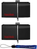 📱 sandisk ultra 16gb (2 пакета) usb 3.0 otg флэш-накопитель для устройств android логотип