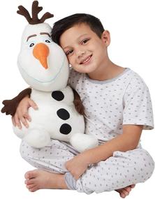 img 3 attached to 🥶 Disney Frozen 2 Olaf Super Soft Plush Snuggle Cuddle Pillow - Franco Kids Bedding, One Size