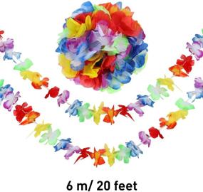 img 1 attached to Jovitec Multicolor Tropical Hawaiian Decorations Party Decorations & Supplies