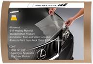 🚘 enhance your vehicle's protection with proz self-healing universal clear paint protection bra hood and fender kit (12" x 84") logo