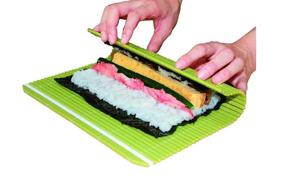 img 1 attached to Green Hasegawa Plastic Sushi Rolling Mat