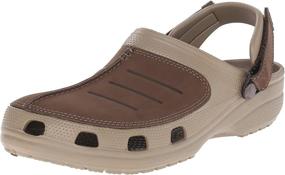 img 4 attached to 👞 Crocs Men's Yukon Mesa Espresso Mules & Clogs - Stylish and Comfy Footwear