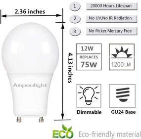 img 2 attached to Ampoulight Equivalent 1200LM Dimmable Daylight
