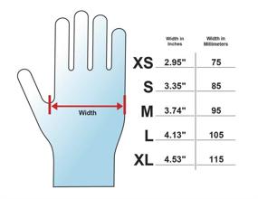 img 3 attached to 🧤 Adenna PHM916 Phantom 6 mil Latex Powder-Free Exam Gloves, Large (Black) - Box of 100