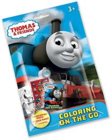 img 2 attached to 🎨 Набор для рисования в дороге Thomas & Friends: пенал, наклейки, карандаши и раскраски