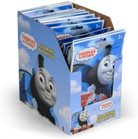 img 1 attached to 🎨 Набор для рисования в дороге Thomas & Friends: пенал, наклейки, карандаши и раскраски