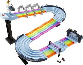 img 4 attached to 🌈 8-Foot Hot Wheels Rainbow Raceway