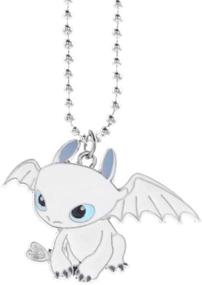 img 1 attached to 🐉 XOFOAO How to Train Your Dragon Toothless Charm Necklace: Perfect for Cosplay!