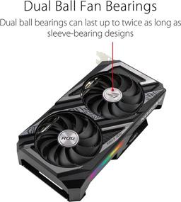 img 1 attached to 🎮 ASUS ROG Strix RX 6600 XT OC Gaming Graphics Card - AMD Radeon, RDNA 2, 8GB GDDR6, PCIe 4.0, HDMI 2.1, DisplayPort 1.4a, Axial-tech Fan Design, Super Alloy Power II, GPU Tweak II