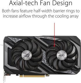 img 2 attached to 🎮 ASUS ROG Strix RX 6600 XT OC Gaming Graphics Card - AMD Radeon, RDNA 2, 8GB GDDR6, PCIe 4.0, HDMI 2.1, DisplayPort 1.4a, Axial-tech Fan Design, Super Alloy Power II, GPU Tweak II