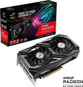 img 3 attached to 🎮 ASUS ROG Strix RX 6600 XT OC Gaming Graphics Card - AMD Radeon, RDNA 2, 8GB GDDR6, PCIe 4.0, HDMI 2.1, DisplayPort 1.4a, Axial-tech Fan Design, Super Alloy Power II, GPU Tweak II