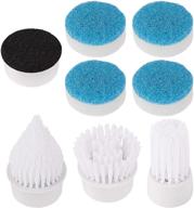 klever power scrubber brush replacements - 4 versatile brush types for ultimate cleaning efficiency! logo