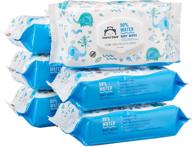 🐻 мамины лапки 99% водяные детские салфетки: гипоаллергенные, без аромата, 72 штуки (упаковка из 6) - доверенный бренд amazon логотип