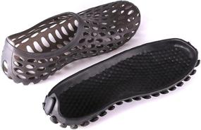 img 1 attached to Ultimate Comfort and Durability: Clapzovr Men's Sandals for Showers, Gardens, and More!