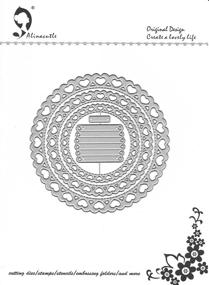 img 1 attached to Alinacutle Background Die Cuts Template PK Round