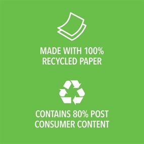 img 1 attached to 🌱 Environmentally-Friendly EcoFirst Recycled Paper Towels (24 Rolls) - Bulk Half Sheet Kitchen Paper Towels - Whitened Without Bleach - Free of Dyes, Inks & Fragrances