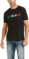 👕 ariat mexico short sleeve t shirt: comfortable and stylish apparel for men logo