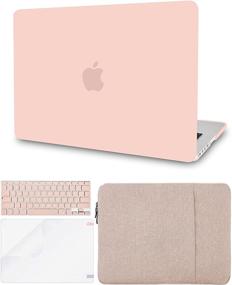 img 4 attached to 👝 Complete Protection for MacBook Air 13" - KECC Laptop Case Bundle (Pale Pink)