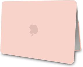 img 1 attached to 👝 Complete Protection for MacBook Air 13" - KECC Laptop Case Bundle (Pale Pink)