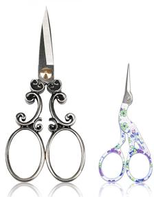 img 4 attached to BIHRTC Vintage Scissors Embroidery Everyday Sewing for Sewing Notions & Supplies