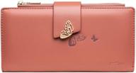 h&f butterfly wallet: women's leather organizer handbags & wallets logo