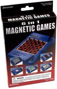 img 4 attached to 🧳 Travel Magnetic Games - 6-in-1 Pressman Collection