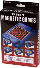 img 1 attached to 🧳 Travel Magnetic Games - 6-in-1 Pressman Collection