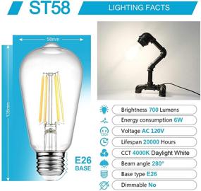 img 3 attached to 🌞 Enhanced Daylight Filament: Ascher Equivalent Brightness for Exceptional Illumination