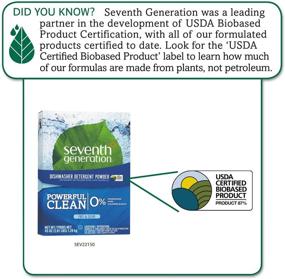 img 3 attached to 🌱 Seventh Generation Natural Automatic Dishwasher Powder: Free & Clear - 45oz Box for Ultimate Cleaning Efficiency