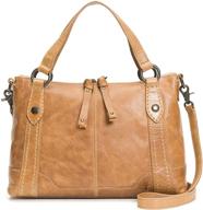 frye women's melissa medium crossbody: stylish and practical handbags and wallets logo