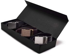 img 2 attached to 🎁 Mission Belt Gift Set - Three Empty Men's Accessory Belts